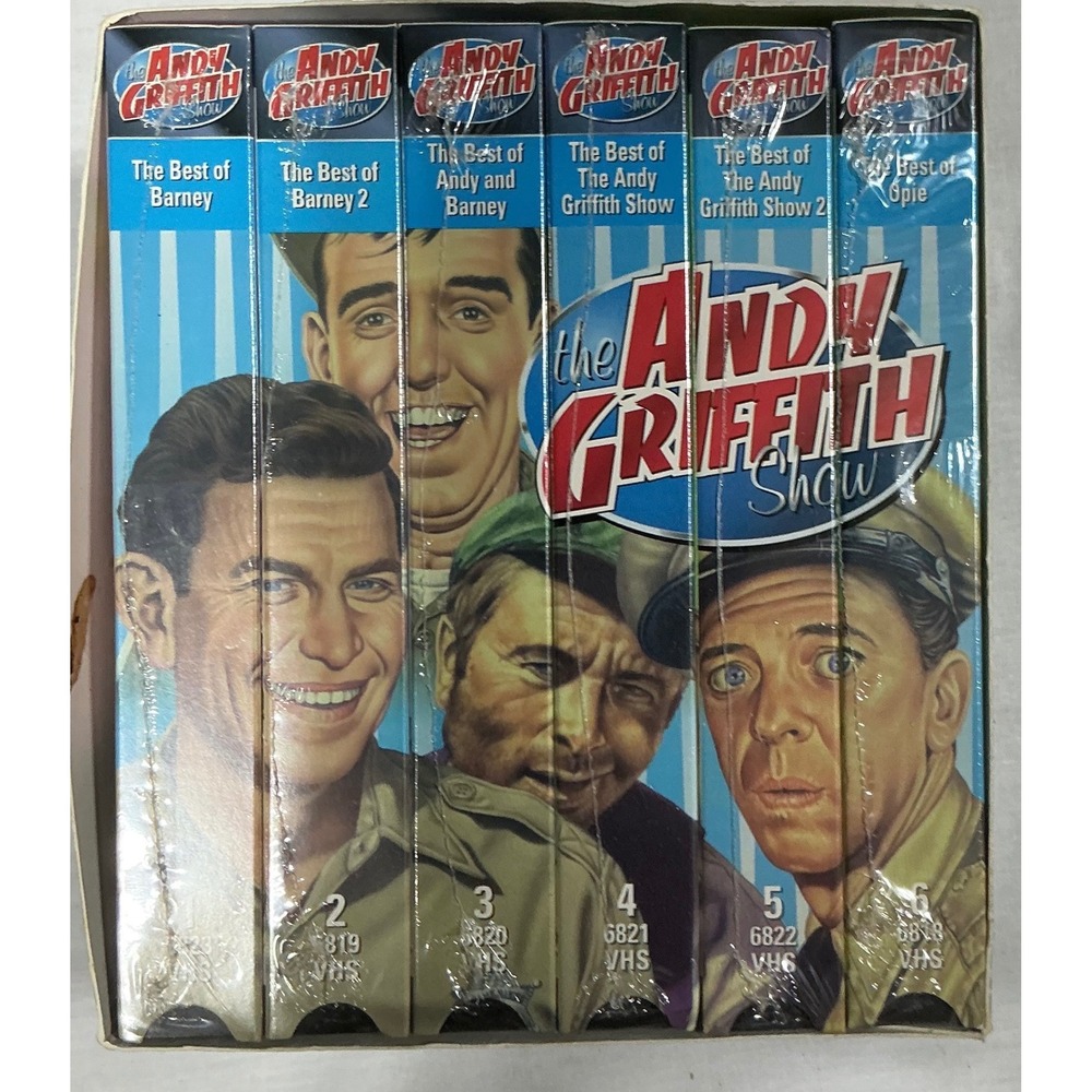 The Andy Griffith Show VHS Box Set 6 Pack Collection Vintage Retro Classic TV